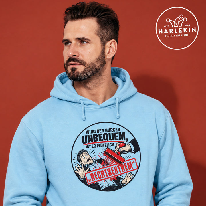 HOODIE BUBEN • WIRD DER BÜRGER UNBEQUEM, IST ER PLÖTZLICH RECHTSEXTREM