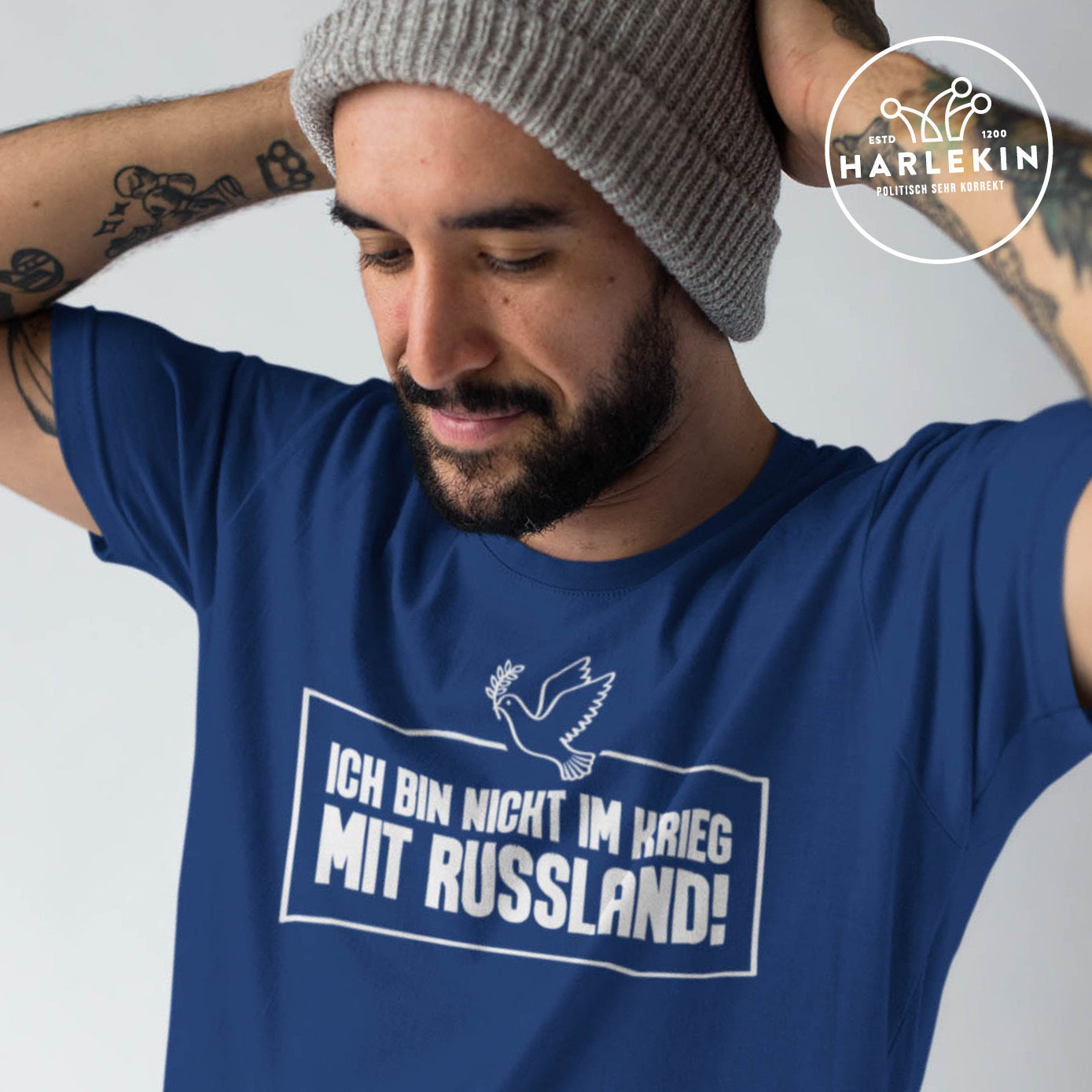 PREMIUM SHIRT BUBEN • ICH BIN NICHT IM KRIEG MIT RUSSLAND!