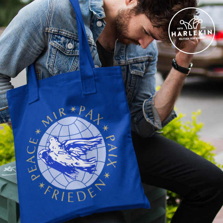 STOFFTASCHE • PEACE, MIR, PAX, PAIX, FRIEDEN - DDR-ERSTTAGSBRIEF