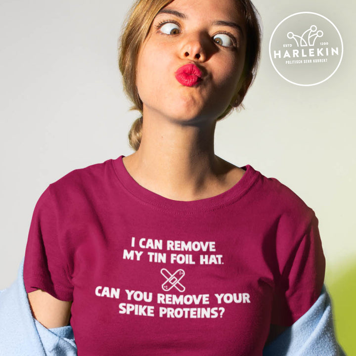 PREMIUM SHIRT MÄDELS • TIN FOIL HAT VS. SPIKE PROTEINS