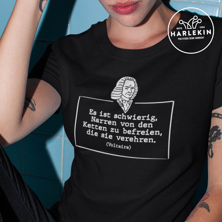 PREMIUM SHIRT MÄDELS • VOLTAIRE: NARREN