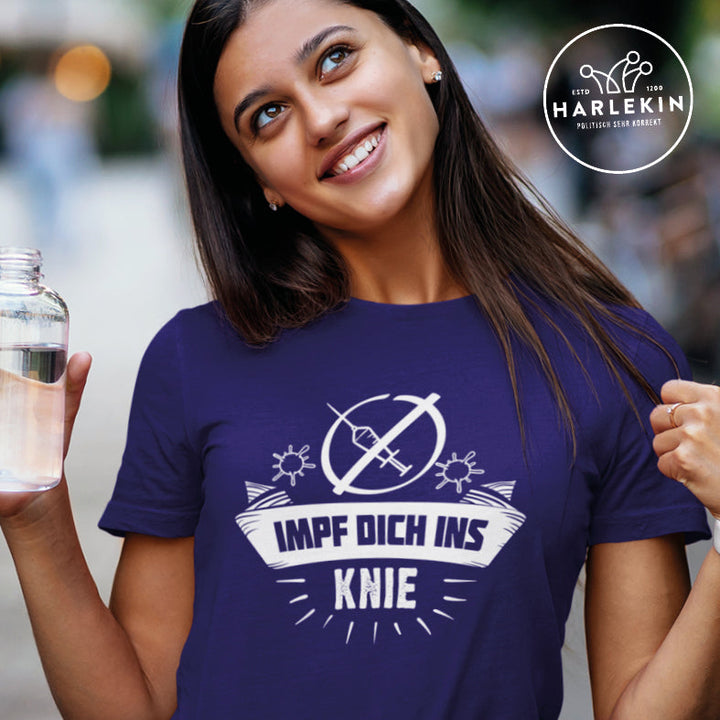 PREMIUM SHIRT MÄDELS • IMPF DICH INS KNIE / #IMPFTEUCHINSKNIE