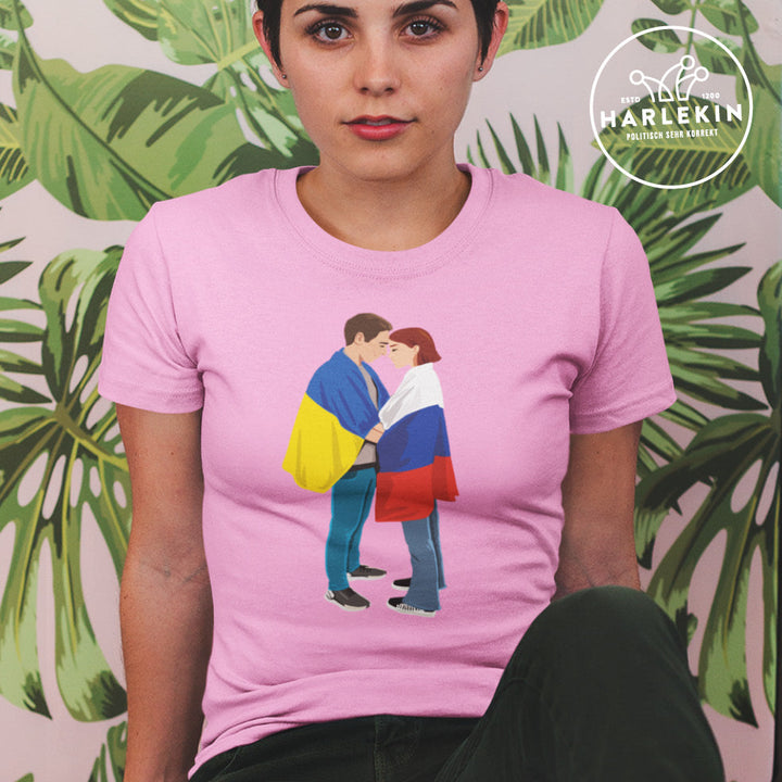 PREMIUM SHIRT MÄDELS • LOVE IS LOVE (Peace - Frieden - Ukraine - Russia - Russland)