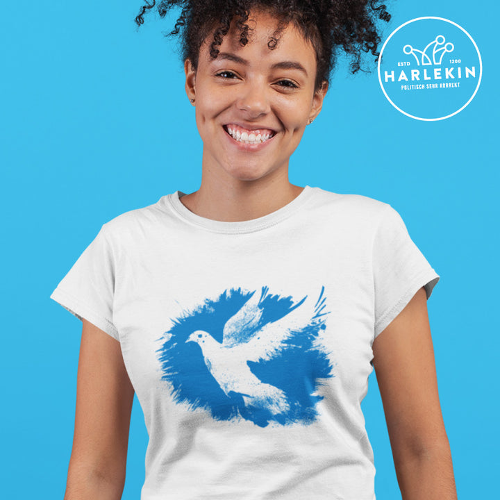 PREMIUM SHIRT MÄDELS • FRIEDENSTAUBE / PEACE DOVE - SKETCH