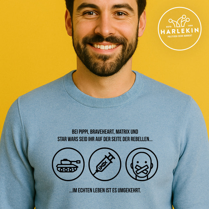 SWEATER BUBEN • SEITE DER REBELLEN - hell