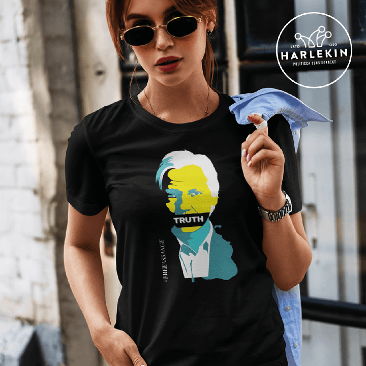 PREMIUM SHIRT MÄDELS • ASSANGE: TRUTH - DUNKEL