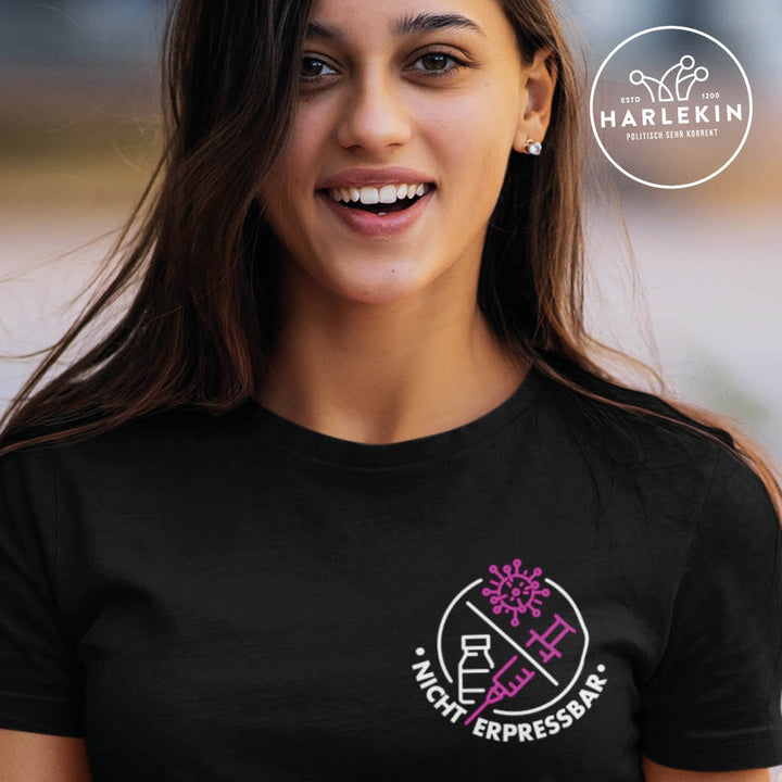 PREMIUM SHIRT MÄDELS • IMPFPFLICHT NICHT ERPRESSBAR