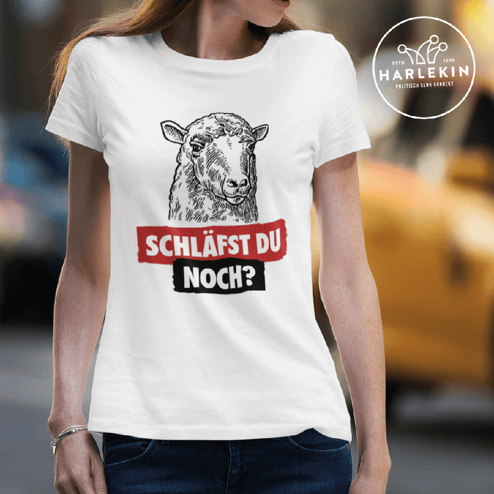 PREMIUM SHIRT MÄDELS • SCHAFE /  SCHLÄFST DU NOCH