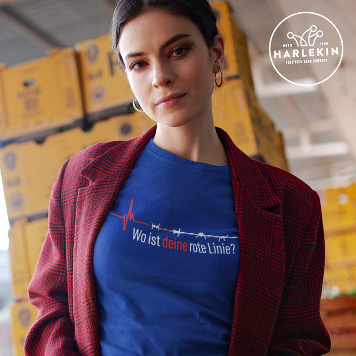 SPASSKULTUR PREMIUM SHIRT MÄDELS • WO IST DEINE ROTE LINIE
