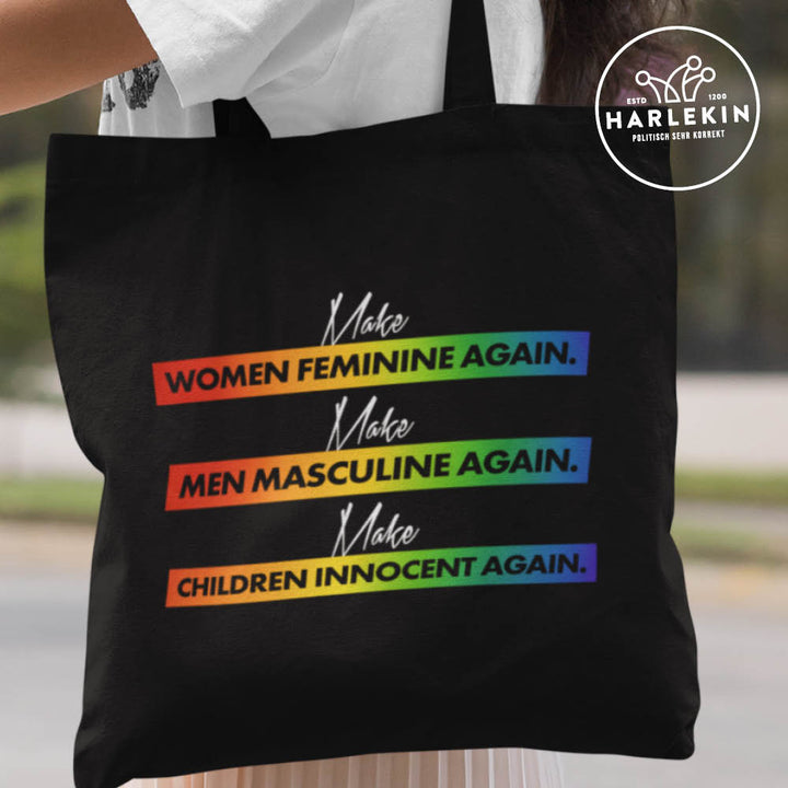 STOFFTASCHE • MAKE MEN MASCULINE AGAIN