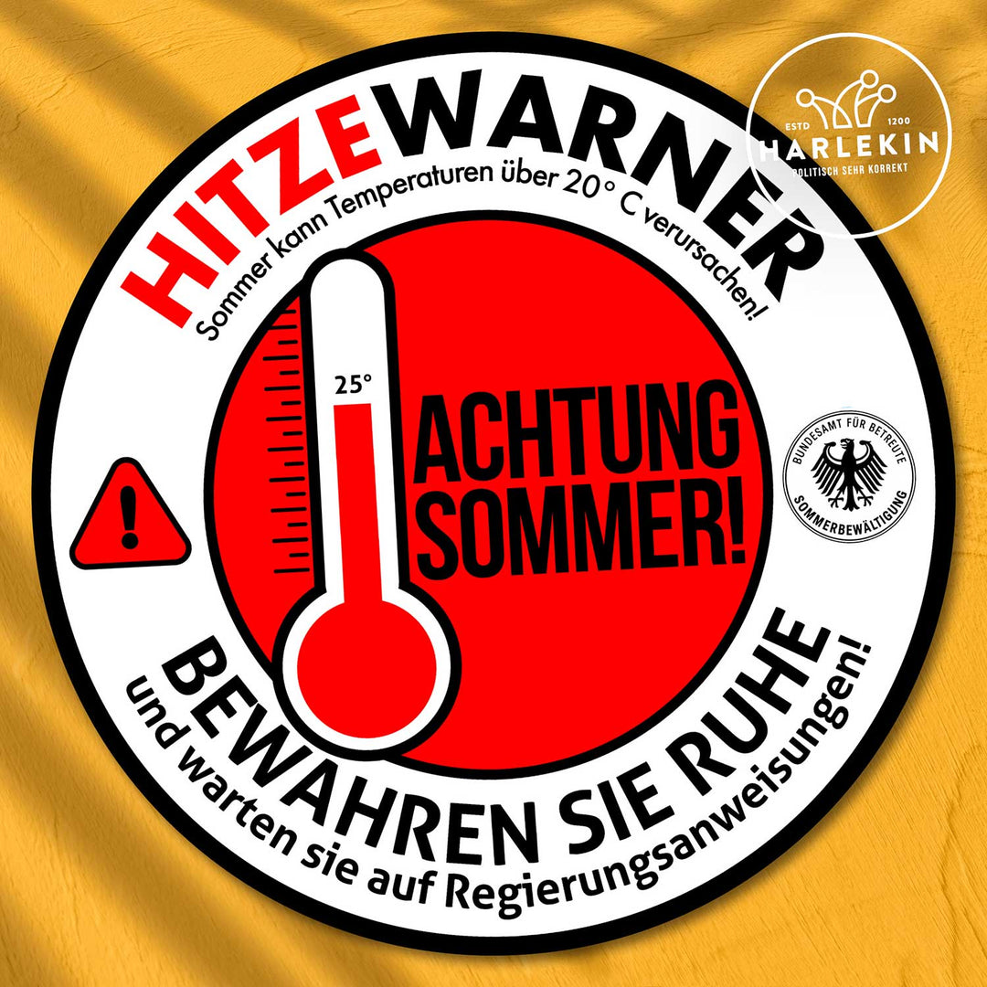GROSSE STICKER / AUFKLEBER • ACHTUNG SOMMER! (10 STK.)