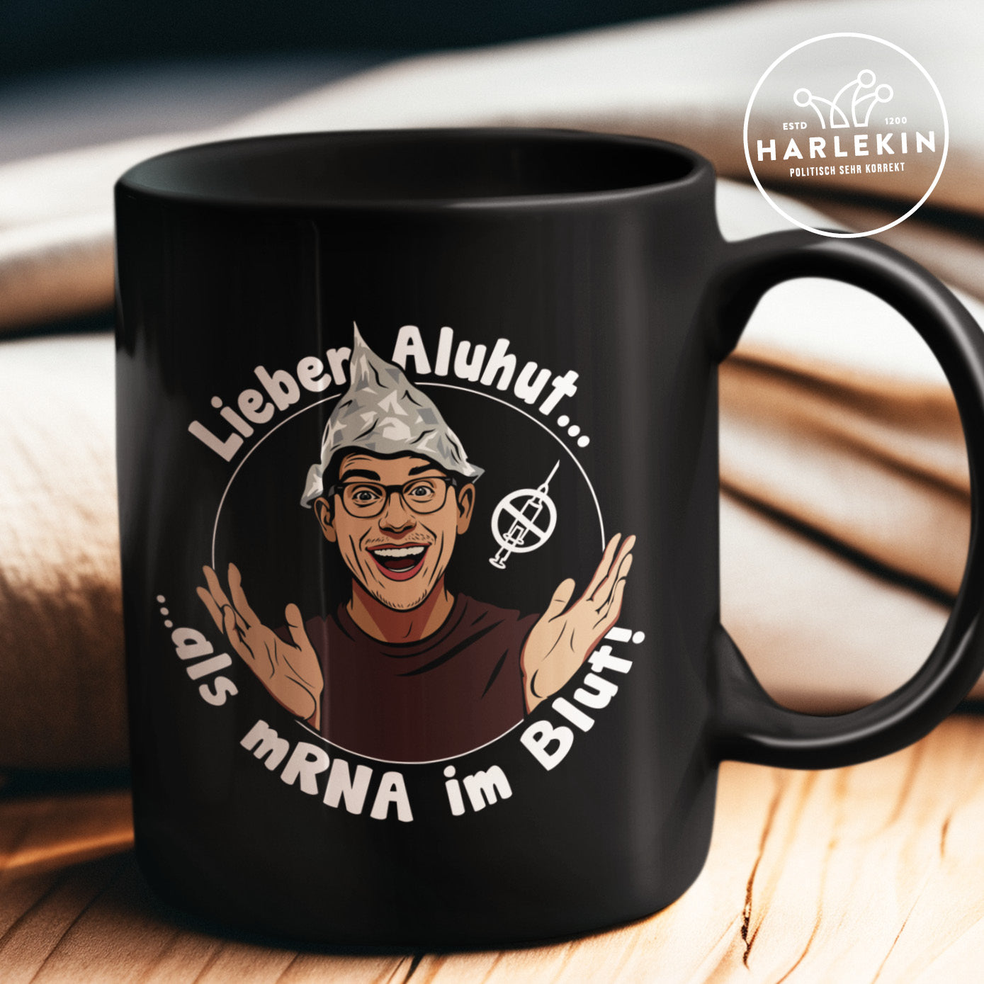 TASSE • LIEBER ALUHUT - ALS MRNA IM BLUT!