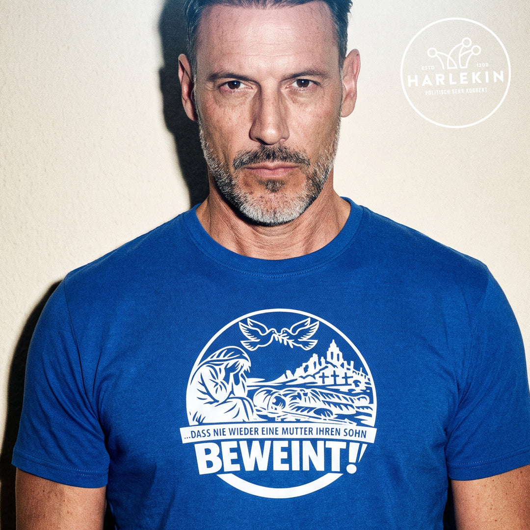 PREMIUM SHIRT BUBEN • DASS NIE WIEDER EINE MUTTER IHREN SOHN BEWEINT! - dunkel
