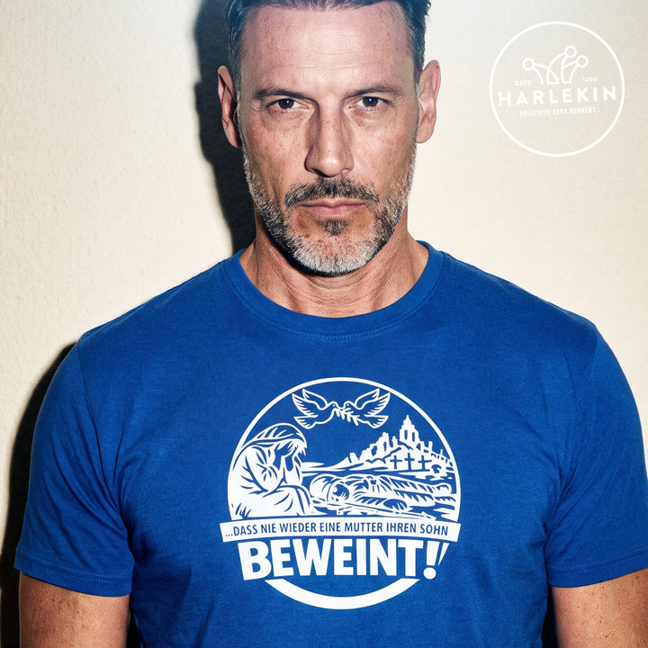 PREMIUM SHIRT BUBEN • DASS NIE WIEDER EINE MUTTER IHREN SOHN BEWEINT! - dunkel