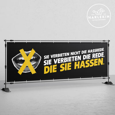 BANNER / PVC-PLANE extralang 3m x 1m • HASSREDE