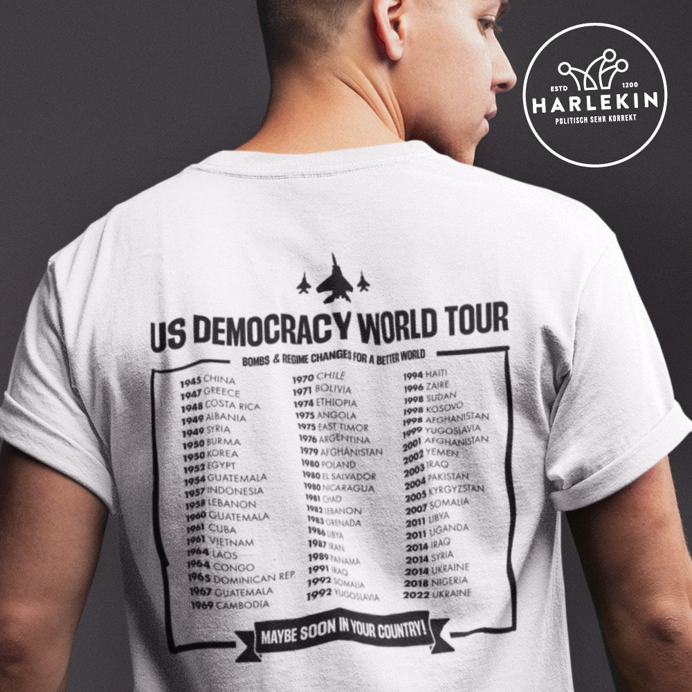 ORGANIC SHIRT BUBEN • US DEMOCRACY WORLD TOUR - WEISS