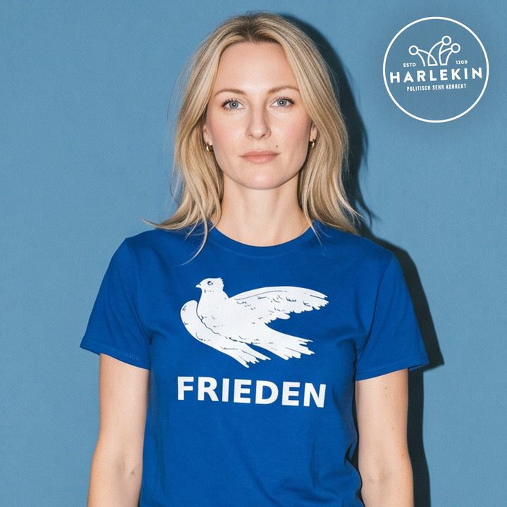 PREMIUM SHIRT MÄDELS • FRIEDEN (MOTIV ORIGINAL ANSTECKPIN)