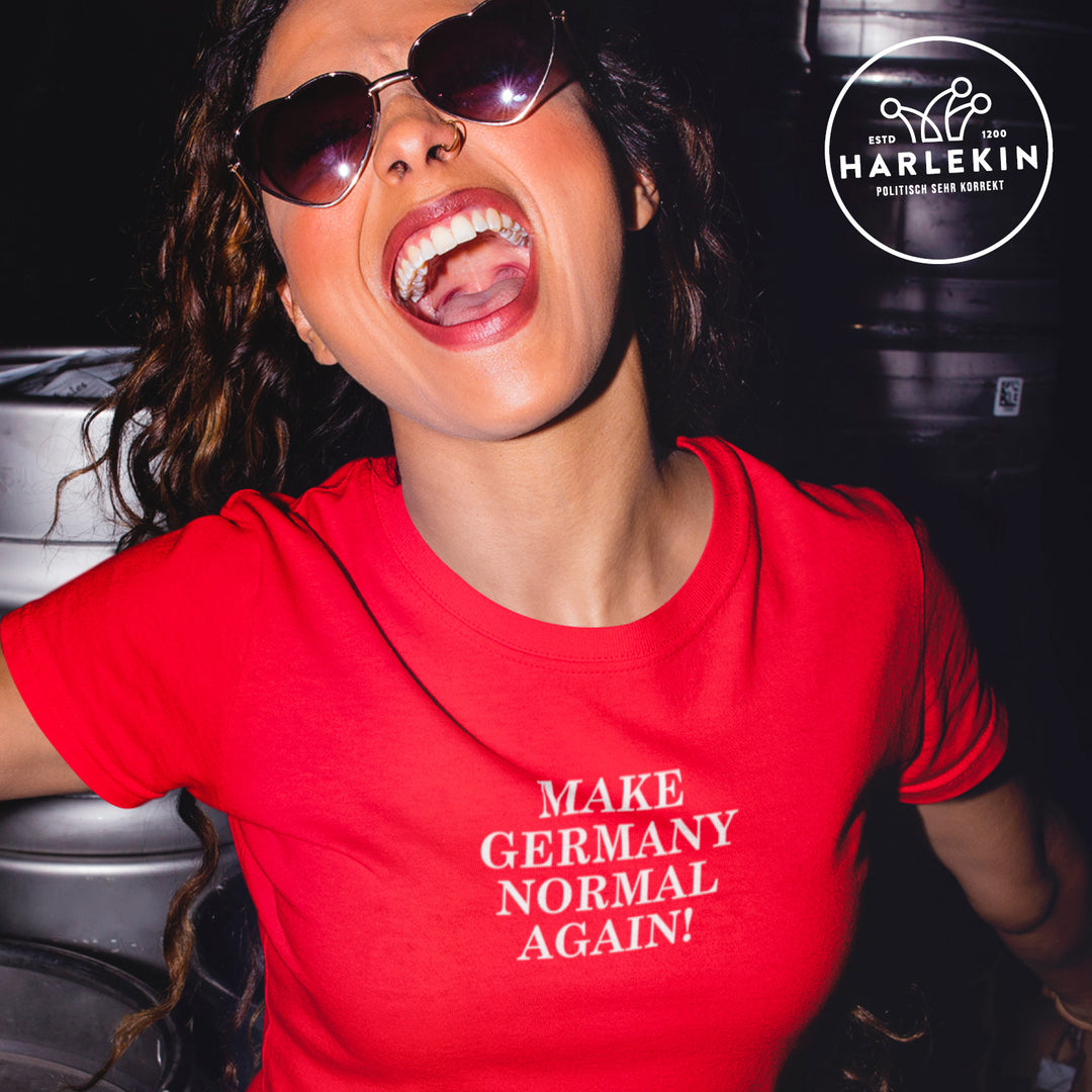 PREMIUM SHIRT MÄDELS • MAKE GERMANY NORMAL AGAIN - dunkel