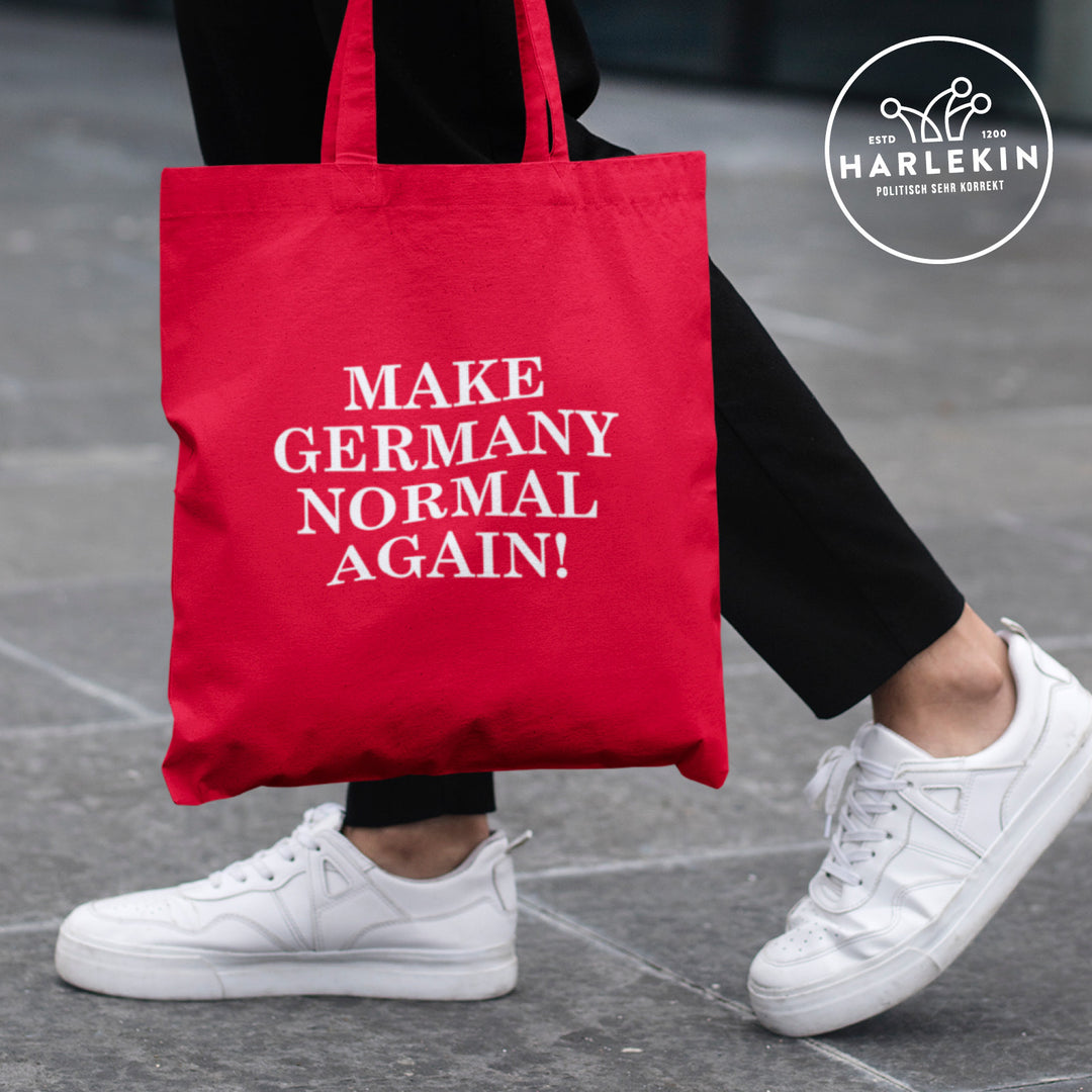 STOFFTASCHE • MAKE GERMANY NORMAL AGAIN - dunkel