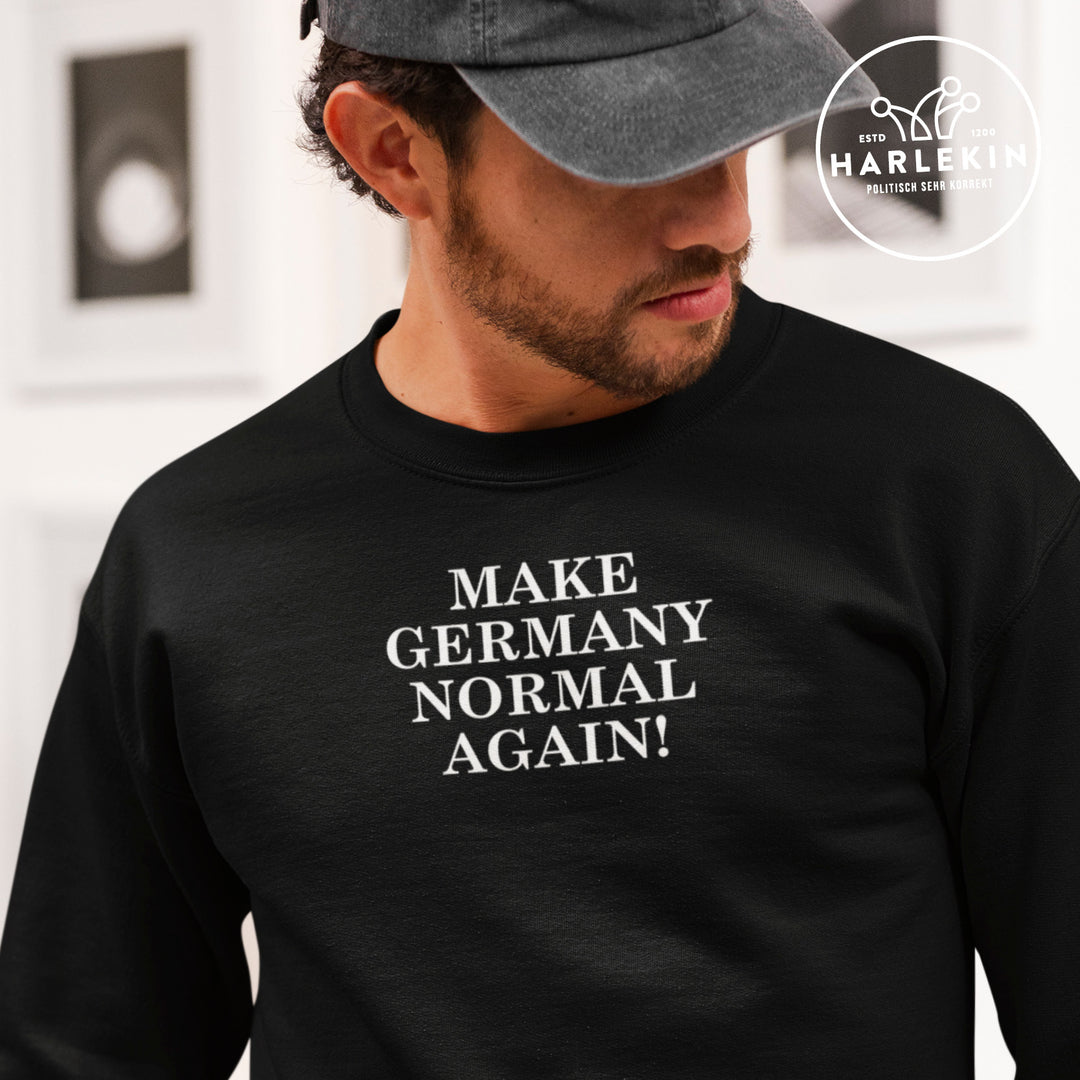 SWEATER BUBEN • MAKE GERMANY NORMAL AGAIN - dunkel