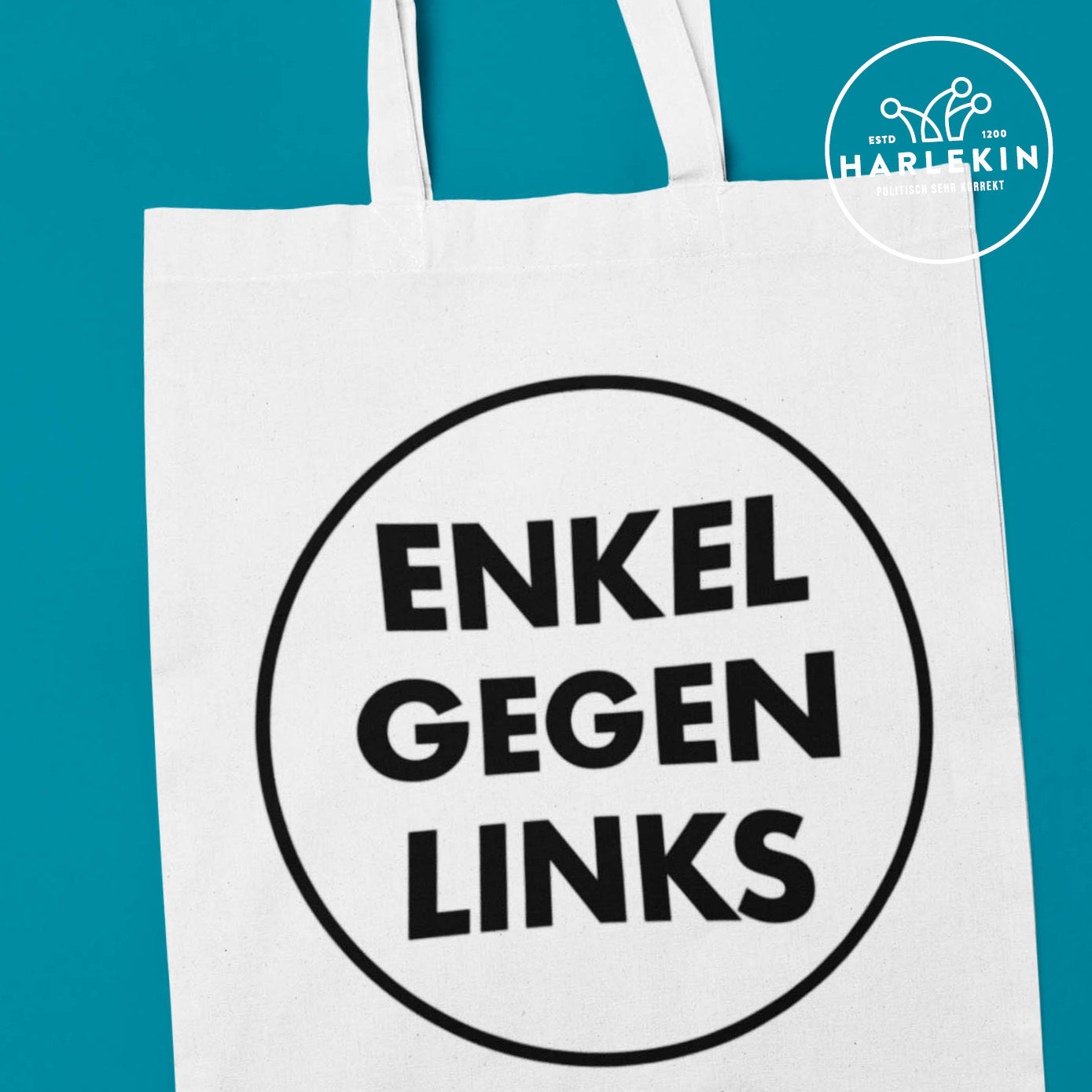 STOFFTASCHE • ENKEL GEGEN LINKS - hell