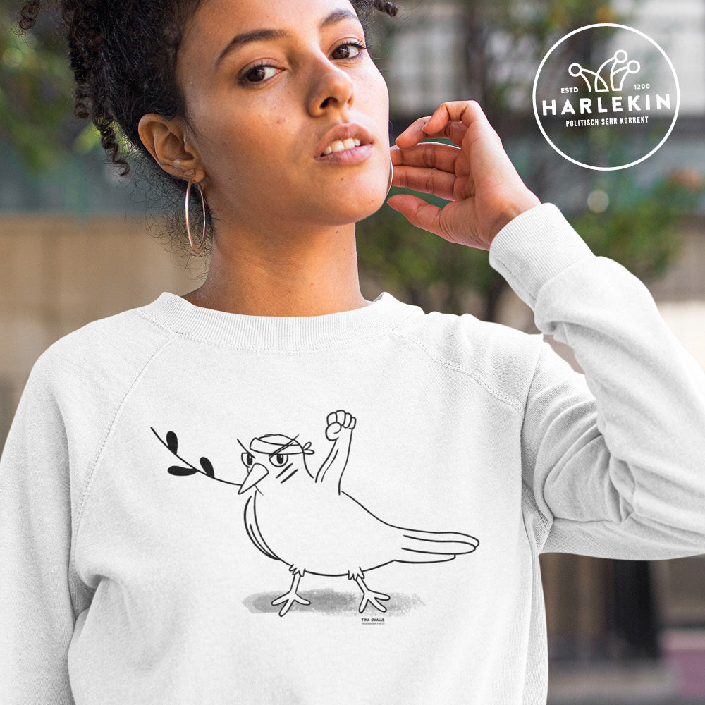 SWEATER MÄDELS • POWER PEACE PIGEON - hell