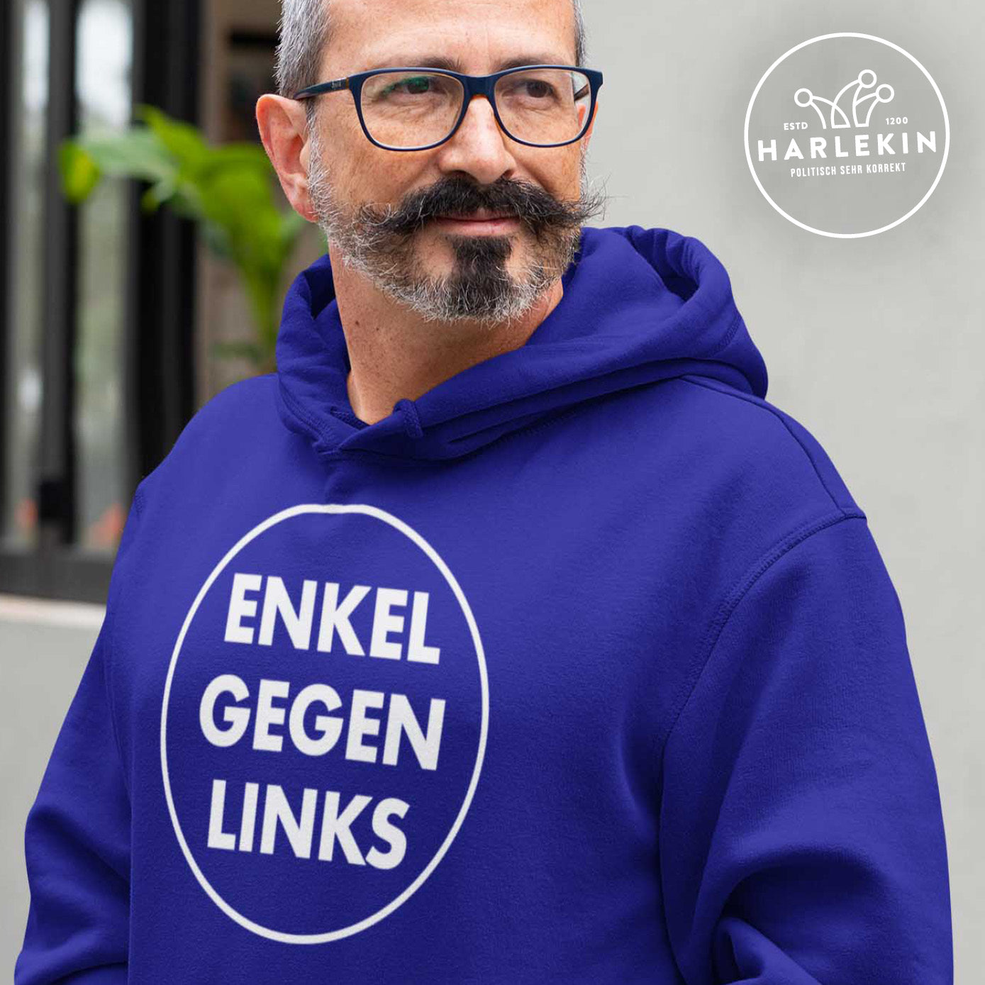 HOODIE BUBEN • ENKEL GEGEN LINKS - dunkel