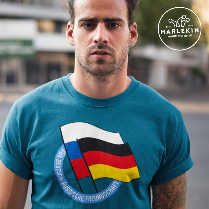 PREMIUM SHIRT BUBEN • FÜR DEUTSCH-RUSSISCHE FREUNDSCHAFT - hell