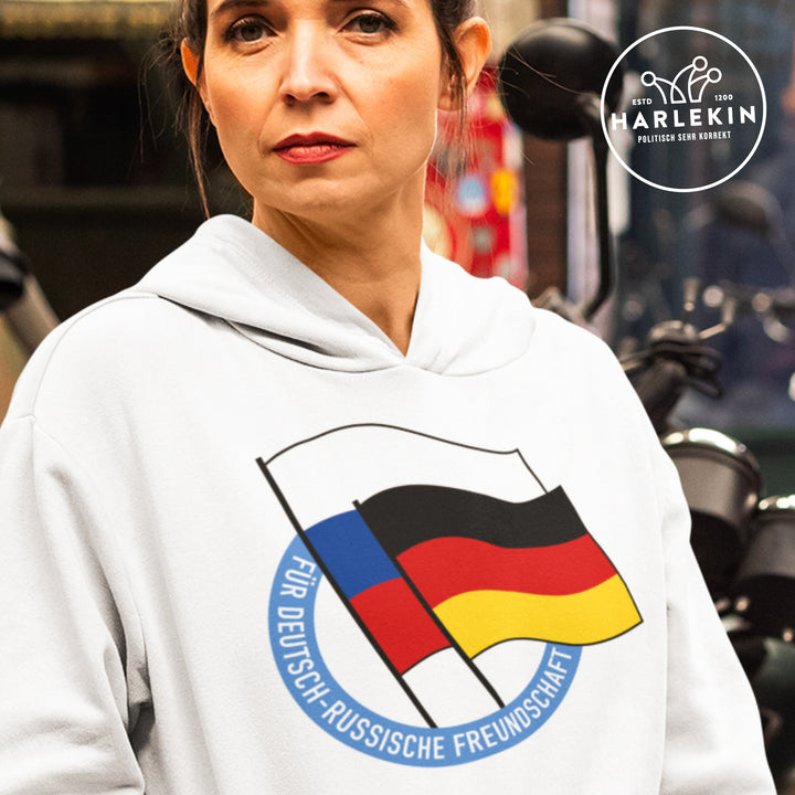 HOODIE MÄDELS  • FÜR DEUTSCH-RUSSISCHE FREUNDSCHAFT - hell