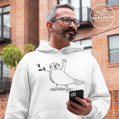 HOODIE BUBEN • POWER PEACE PIGEON - hell