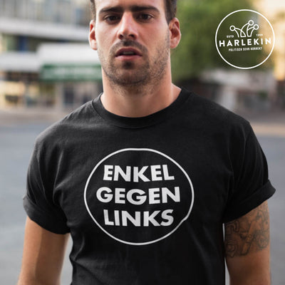 PREMIUM SHIRT BUBEN • ENKEL GEGEN LINKS - dunkel