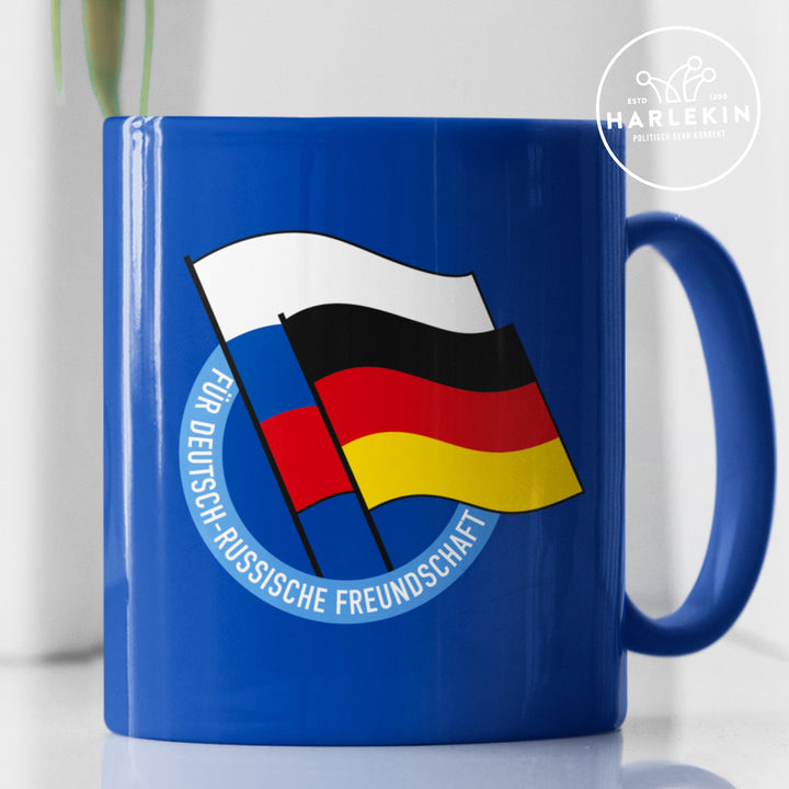 TASSE • FÜR DEUTSCH-RUSSISCHE FREUNDSCHAFT - hell