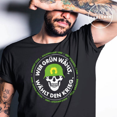 PREMIUM SHIRT BUBEN • WER GRÜN WÄHLT, WÄHLT DEN KRIEG.