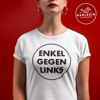 PREMIUM SHIRT MÄDELS • ENKEL GEGEN LINKS - hell