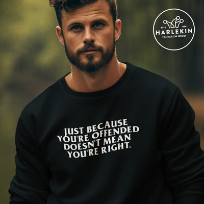 SWEATER BUBEN • JUST BECAUSE YOU'RE OFFENDED