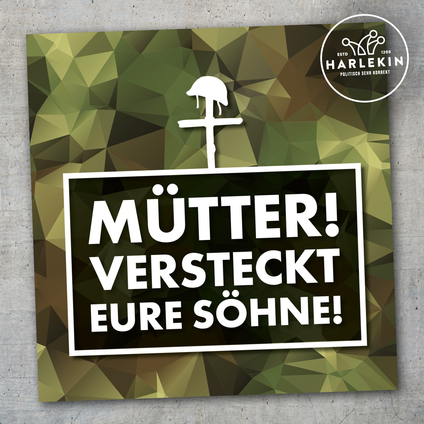 STICKER / AUFKLEBER • MÜTTER! VERSTECKT EURE SÖHNE! (10 STK.)