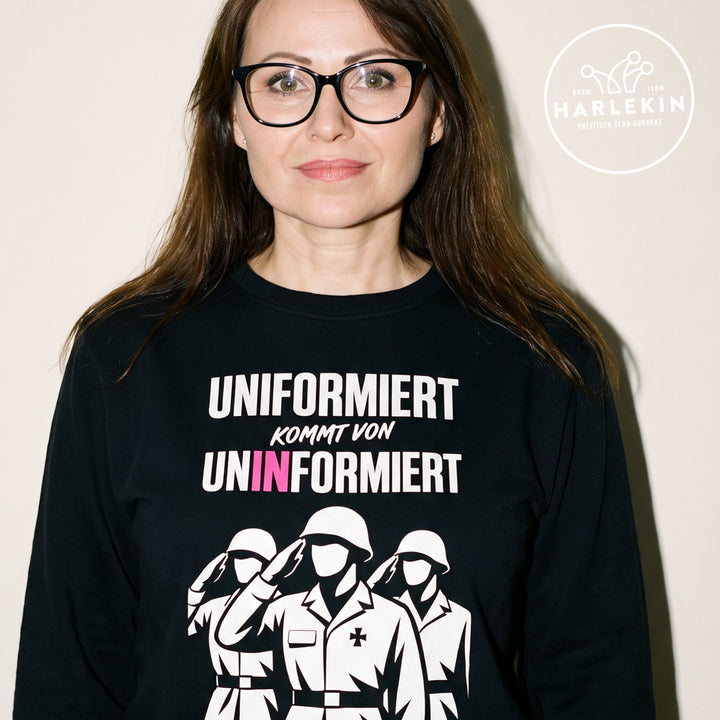 SWEATER MÄDELS • UNIFORMIERT KOMMT VON UNINFORMIERT