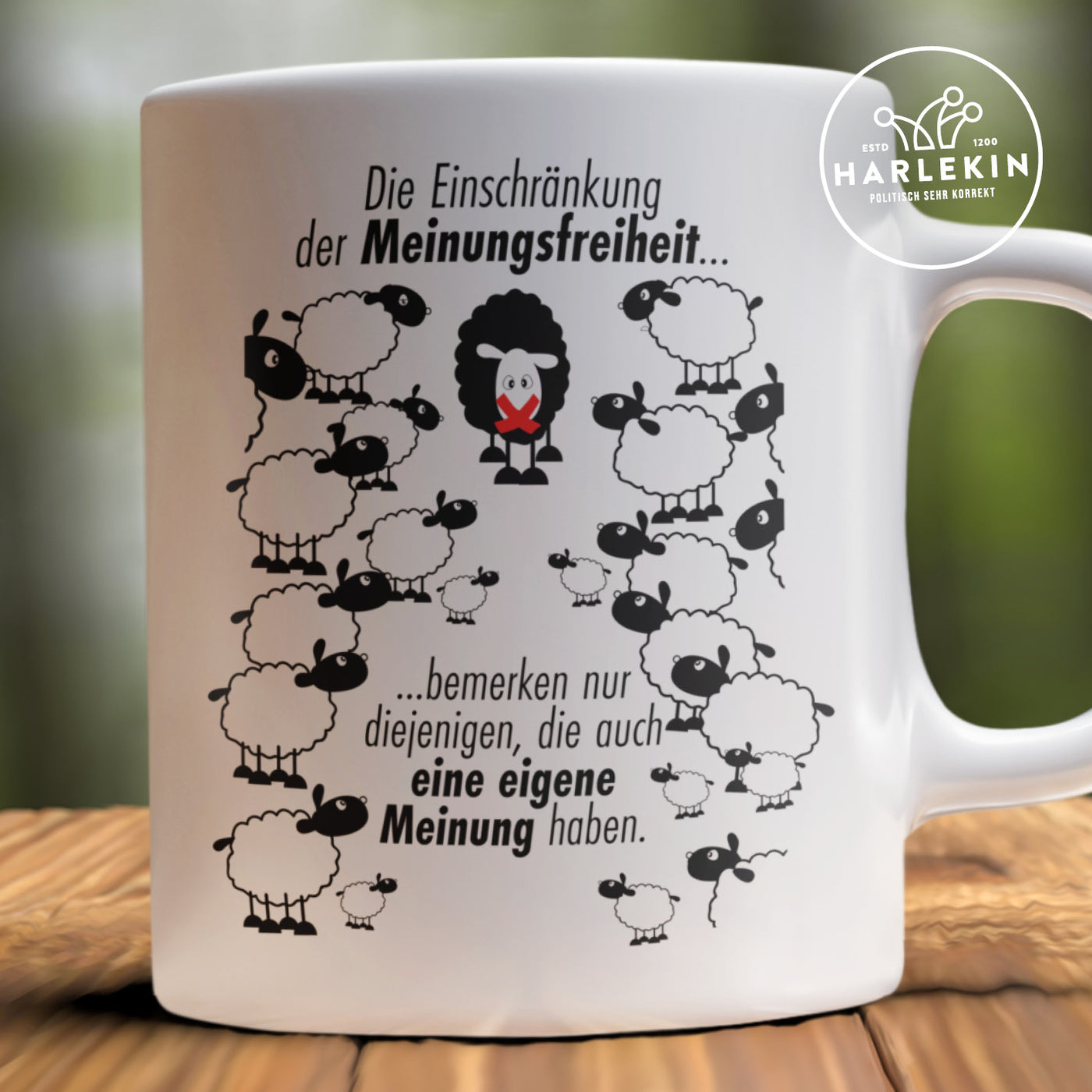 TASSE • EINSCHRÄNKUNG DER MEINUNGSFREIHEIT