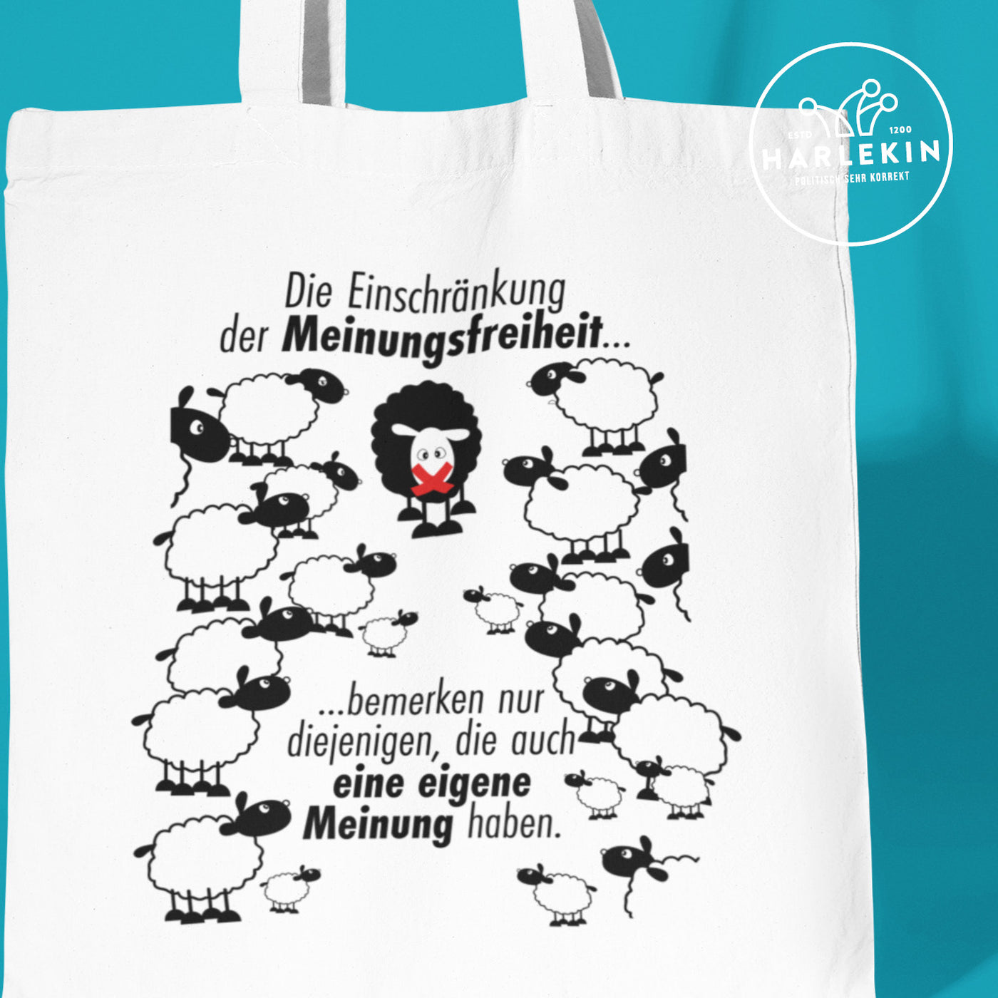 STOFFTASCHE • EINSCHRÄNKUNG DER MEINUNGSFREIHEIT