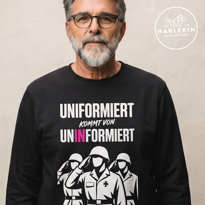 SWEATER BUBEN • UNIFORMIERT KOMMT VON UNINFORMIERT