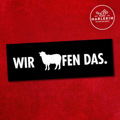 STICKER / AUFKLEBER • WIR SCHAFFEN DAS. (10 STK.)