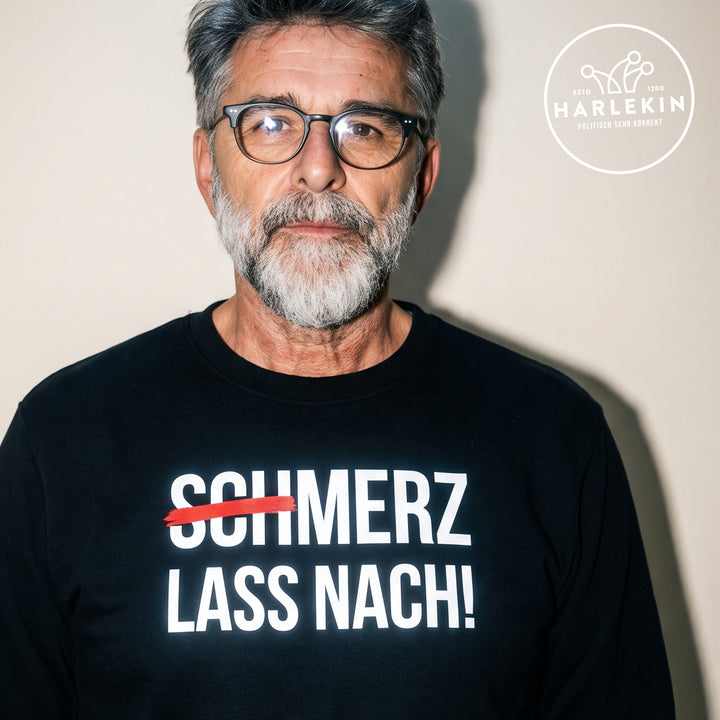SWEATER BUBEN • (SCH)MERZ LASS NACH! - dunkel