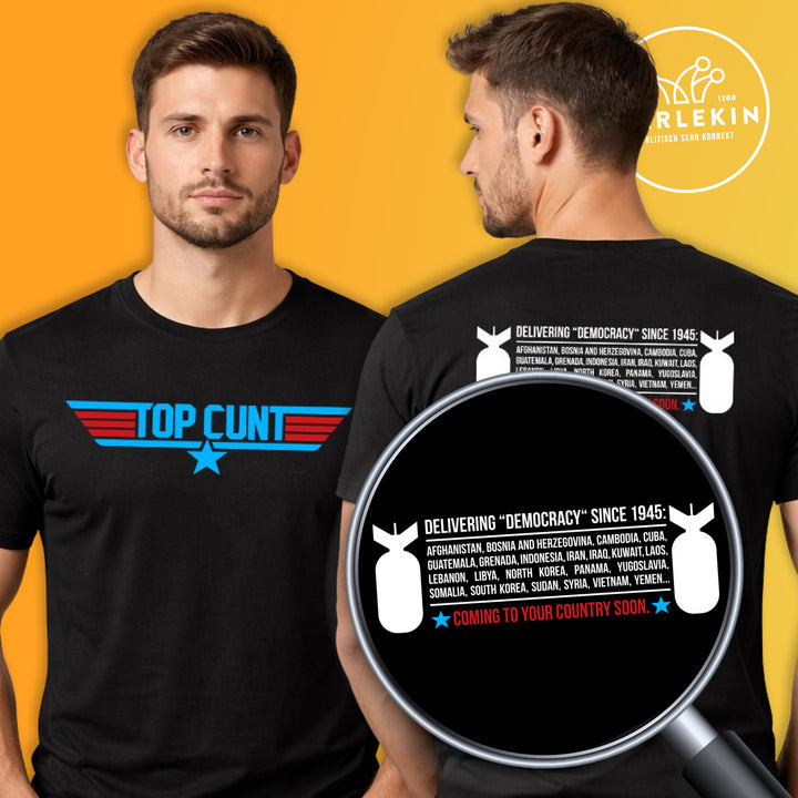 PREMIUM SHIRT BUBEN • TOP CUNT (mit Rückendruck!) - dunkel