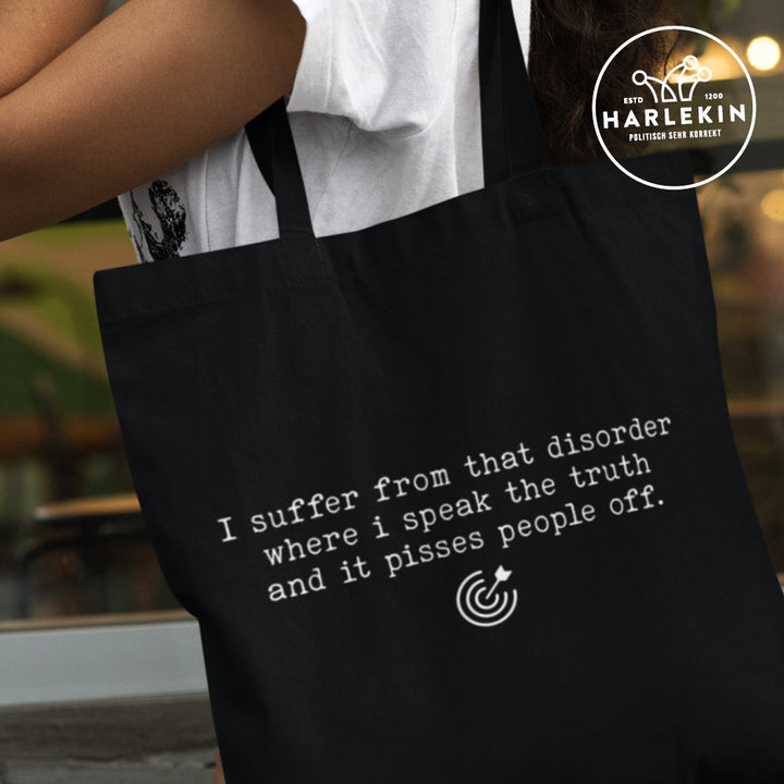 DEZENTE REBELLEN STOFFTASCHE • I SUFFER
