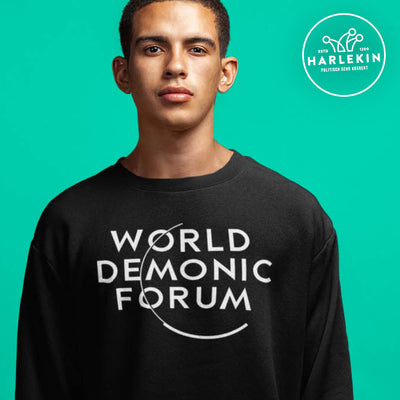 SWEATER BUBEN • KLAUS & DAS WEF: WORLD DEMONIC FORUM - DUNKEL