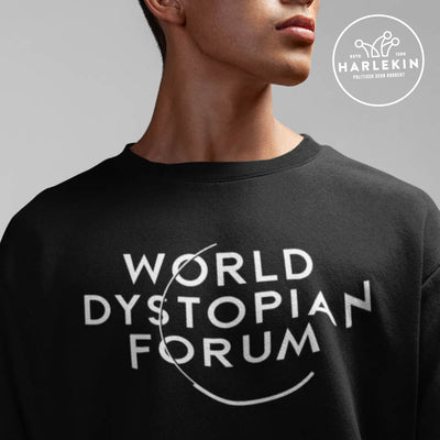 SWEATER BUBEN • KLAUS & DAS WEF: WORLD DYSTOPIAN FORUM - DUNKEL