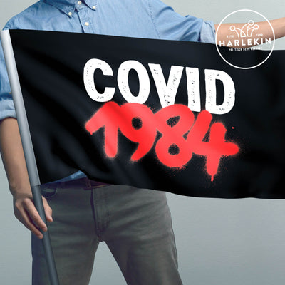 FLAGGE / SCHWENKFAHNE • COVID 1984 - DUNKEL