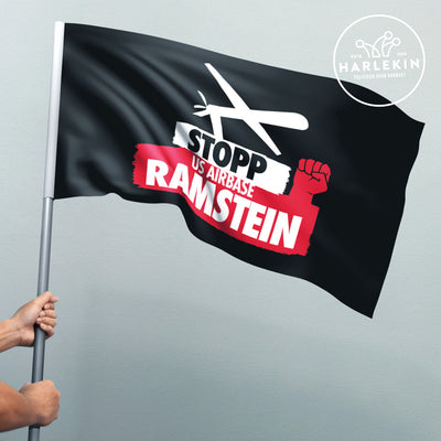 FLAGGE / SCHWENKFAHNE • STOPP RAMSTEIN - DUNKEL