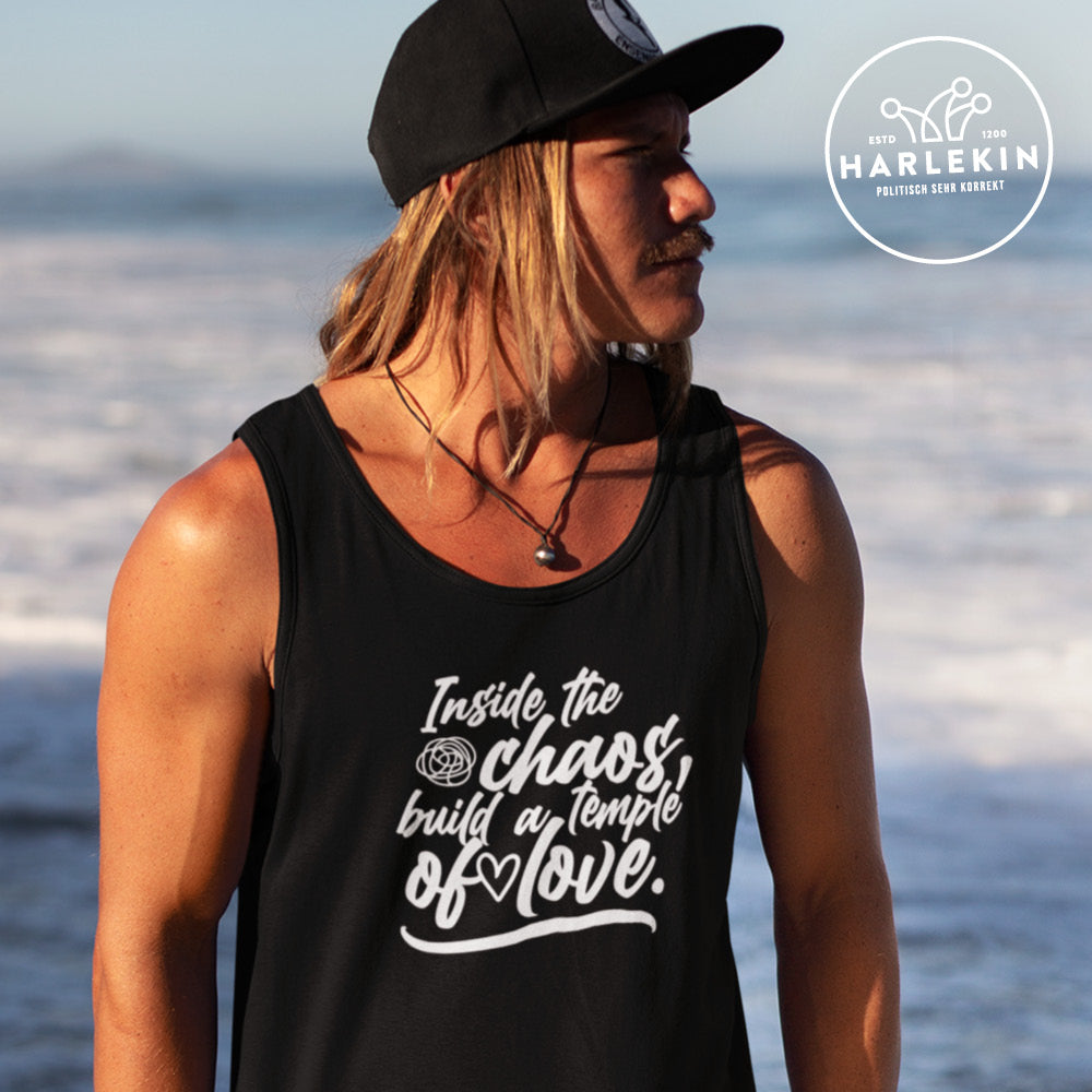 TANK TOP BUBEN • INSIDE THE CHAOS BUILD A TEMPLE OF LOVE - DUNKEL