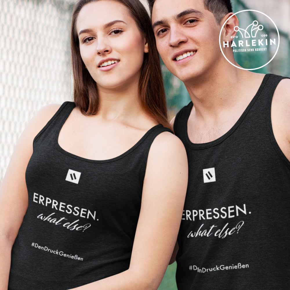 DIE WERBEANSTALT TANK TOP BUBEN • ERPRESSEN. WHAT ELSE?